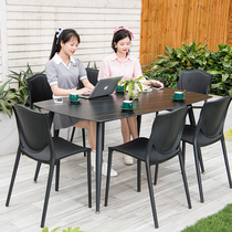 Outdoor tables and chairs Garden garden Open-air rock plate Dining table Home leisure balcony Small tables and chairs Terrace Outdoor tables and chairs