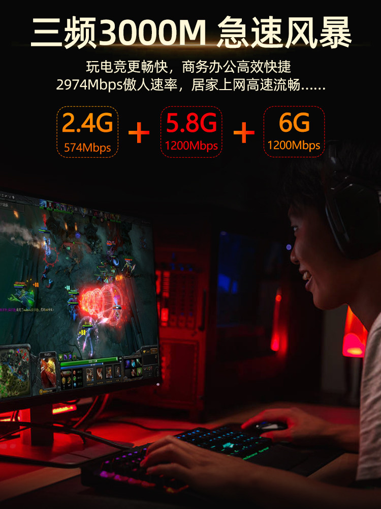 [Ax210 Wireless Network Card] Ruiyin Pcie Tri-Band 5400m Gaming Desktop USB Network Card Wifi 6E Desktop Computer Laptop External Antenna Wifi Receiver Bluetooth 5.3