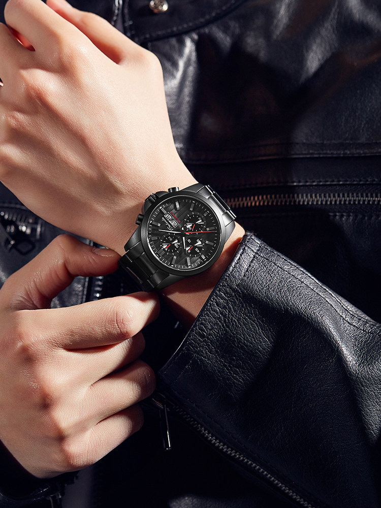 Carole men's watch new personality watch men's mechanical watch automatic stainless steel men's watch brand watch