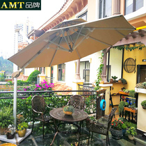 Outdoor parasol parasol for the outdoor parasol of the aluminum alloy garden garden garden parachute square advertising gallery terrace