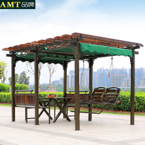 Anti-corrosive wood grapeframe climb vine shelf sunhouse garden shade garden casual swing tent outdoor gazette