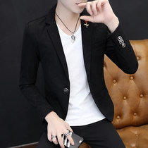 2021 Spring and Autumn new small suit men Korean trend slim handsome high-end suit casual mens coat