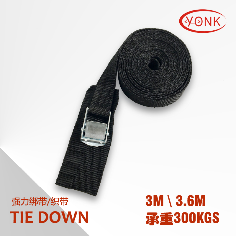 Yonk yonik leather canoeing powerful tie-rope quick pull strap roof rack bundling belt webbing Y07005
