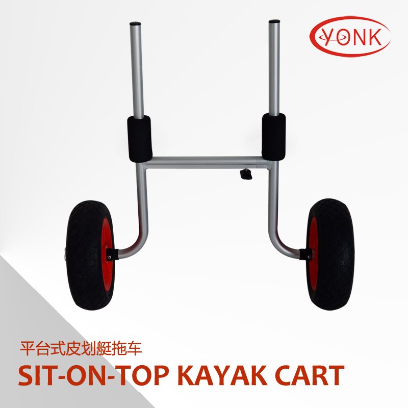 Yonk Yornik Folding Leather Canoeing Cart Upright Inserted Pole Type Terrace Style Beach Slippers Y02018