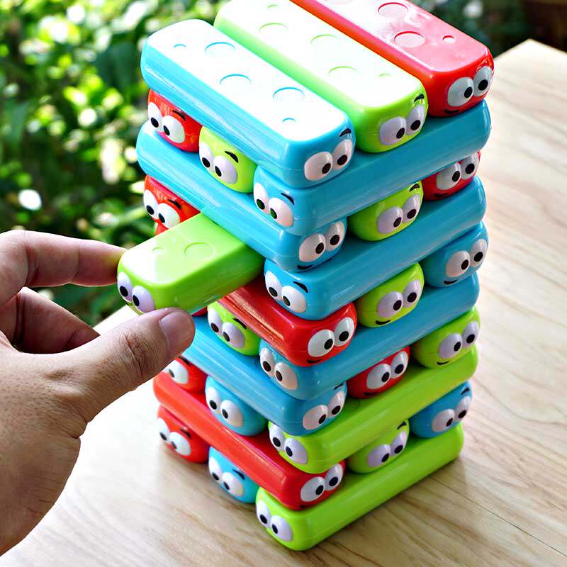 Little good egg stacking Le stacking tower building block toys children's puzzle stacking high cute animals layer by layer building blocks