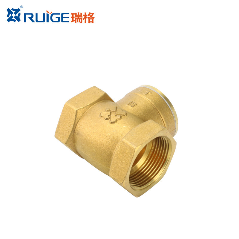 Reiger brand brass internal thread horizontal check valve reverse valve DN15 20 25 4 6 points