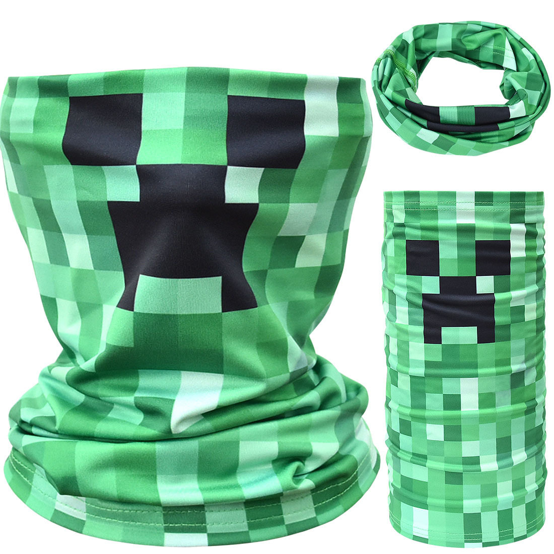 Minecraft Scarf Design My new favorite minecraft cosplay: the minecraft creeper scarf, adding ...