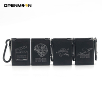 The crew on the set Portable mini metal trumpet keychain ashtray