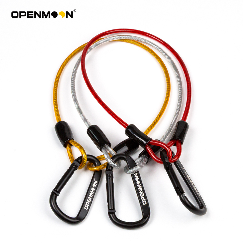 Openmoon Tape Waist Lanyard Film Crew Strong Adhesive Waist Lanyard Buckle Safety Rope Steel Wire