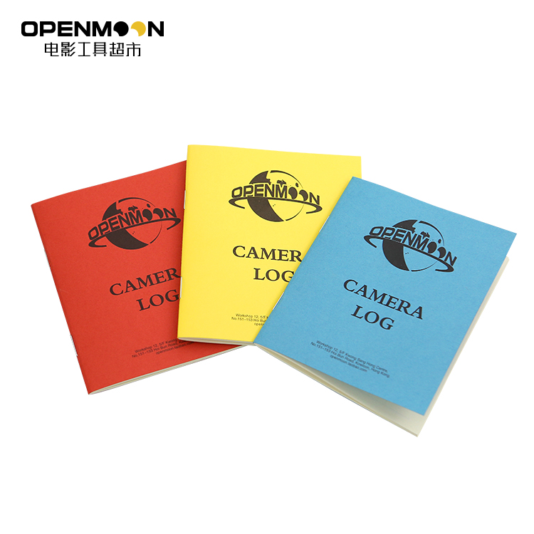 OPENMOON CAMERA LOG Photography MANUAL NOTEBOOK NOTEPAD