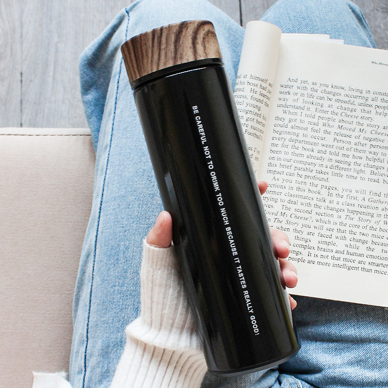 Creative Tide Stainless Steel Insulated Water Glass Male Lady Upmarket Minima Tea Lovers LOVERS STUDENT PERSONALITY CUPS