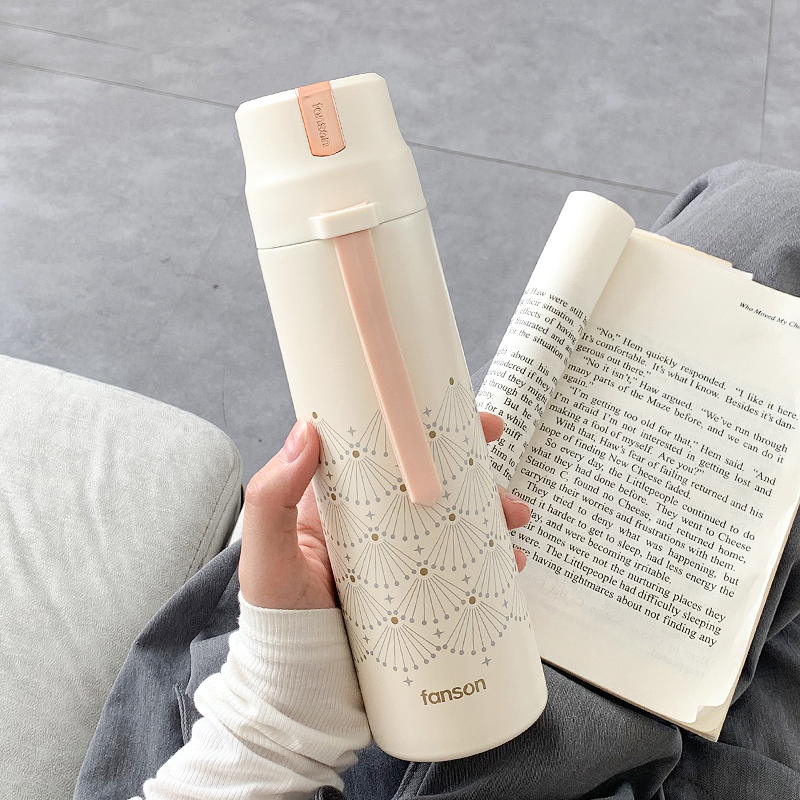 Cup insulation cup female high-value ins simple and exquisite student portable stainless steel high-end men's Japanese water cup