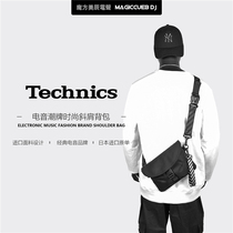 Technics Tide Brand shoulder bag Mens and Womens Backpack Shoulder Bag Retro Satchel Hip Hop Function Small Difference Bag