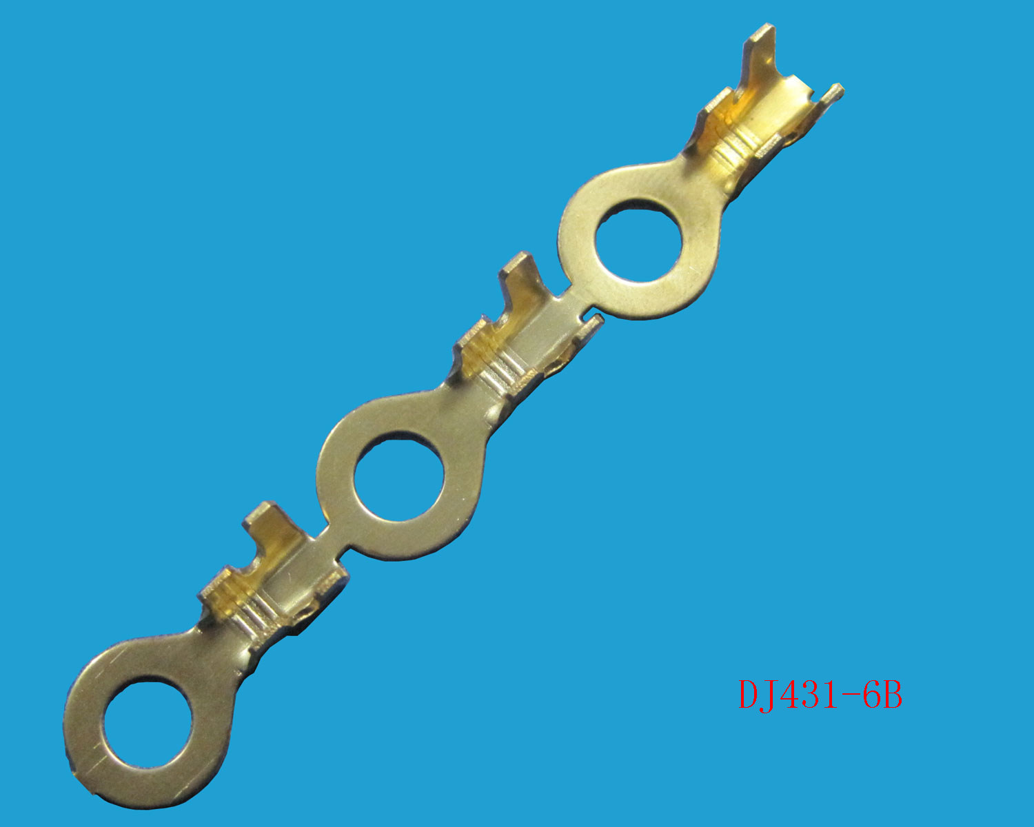 DJ431-6B with DJ431-6B straight with hole connector O-type terminal block O-type terminal block