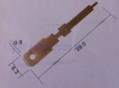 DJ6127-6 3 * 0 8 Automotive connector Home appliances 6 3 welding inserts