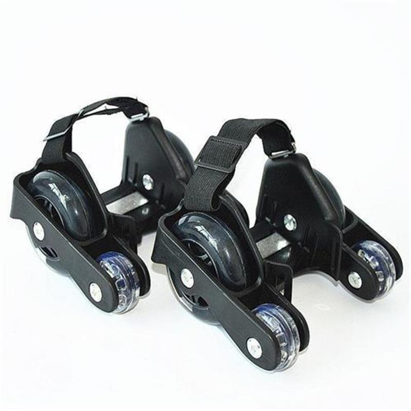 Mini Portable Roller Skates with Auxiliary Wheels for Adults to Use as a Means of Transportation to Work, Pu Wheel Skates, Four-Wheel Walking Shoes, Free Shipping Mini Portable Roller Skates with Auxiliary Wheels for Adults to Use as a Means of Transportation to Work, Pu Wheel Skates, Four-Wheel Walking Shoes, Free Shipping