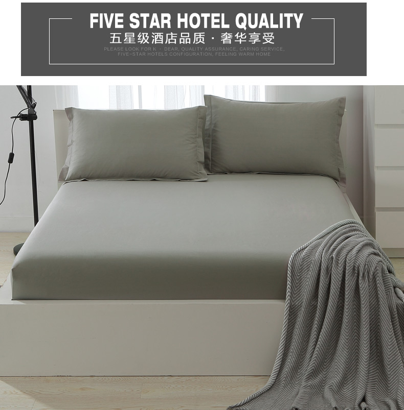 Bông one-piece doanh nghiệp giường bông Simmons nệm bảo vệ nệm bìa bộ trải giường 1,5m 1.8m khăn trải giường - Trang bị Covers Ga chun và ga phủ