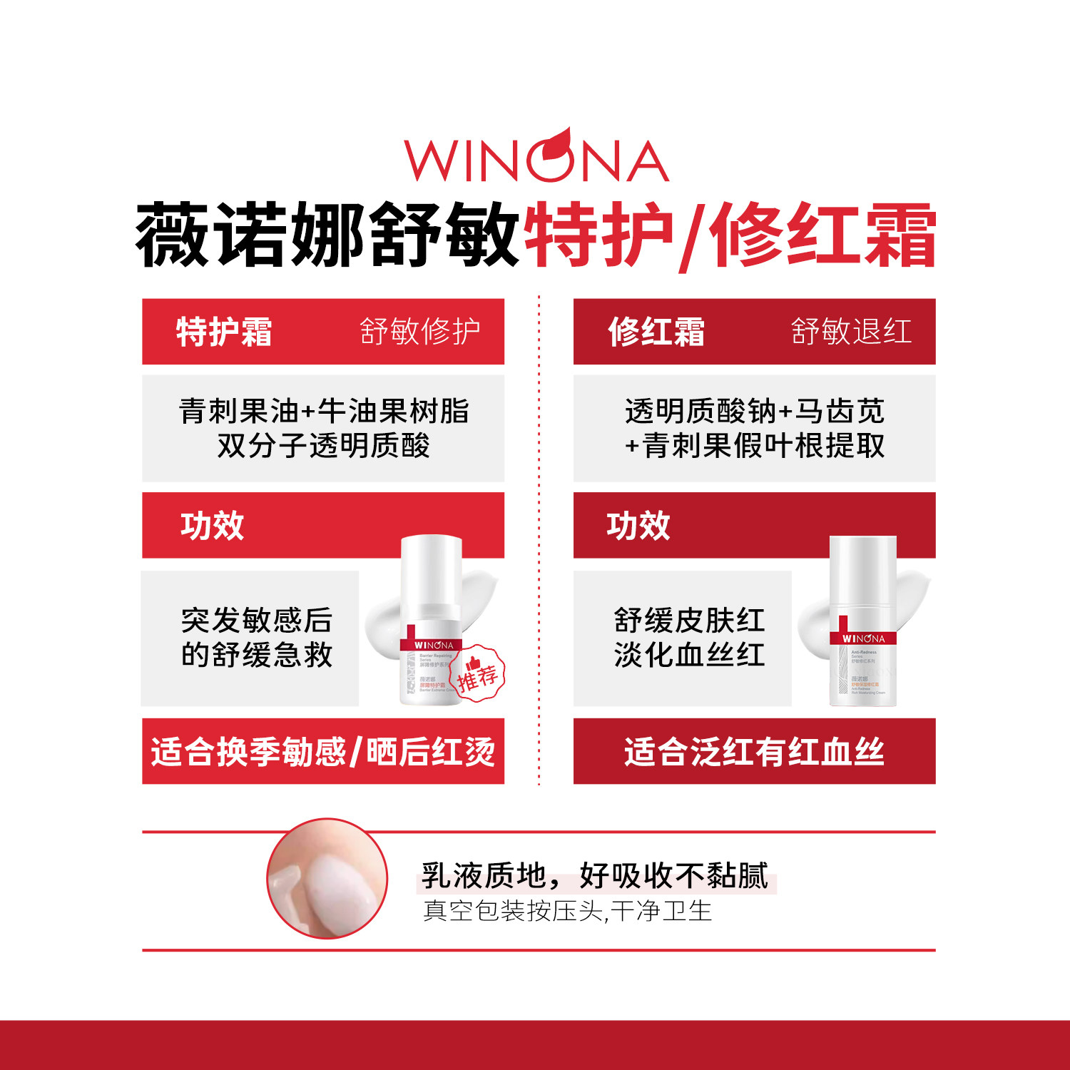 舒敏之星薇诺娜特护霜值得买吗?敏感肌保湿修护推荐_乳液_淘宝美妆网