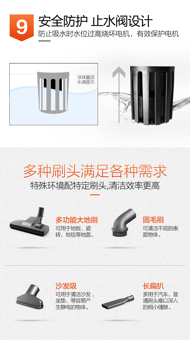 Máy hút bụi Yili hộ gia đình mạnh công suất cao xưởng xưởng công nghiệp thương mại công suất lớn máy hút nước cầm tay thùng - Máy hút bụi máy hút bụi sofa