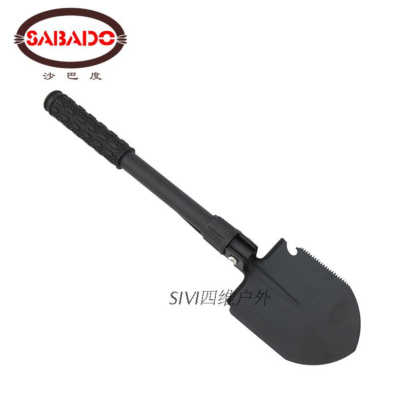 Outdoor sapper shovel multifunctional army German Manganese steel folding shovel Military shovel Fishing equipment Car outdoor supplies