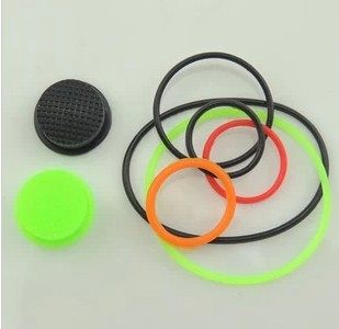 Bright flashlight waterproof rubber button cap switch seal silicone O-type waterproof glue flashlight switch cap