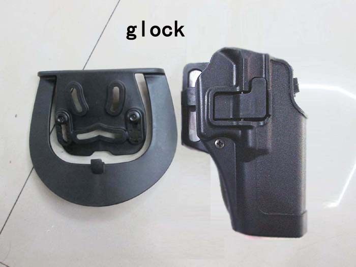 Foreign trade outdoor tactical CQC quick pull sleeve waist hanging G17 M921911 P226 USP Glock plastic waist sleeve