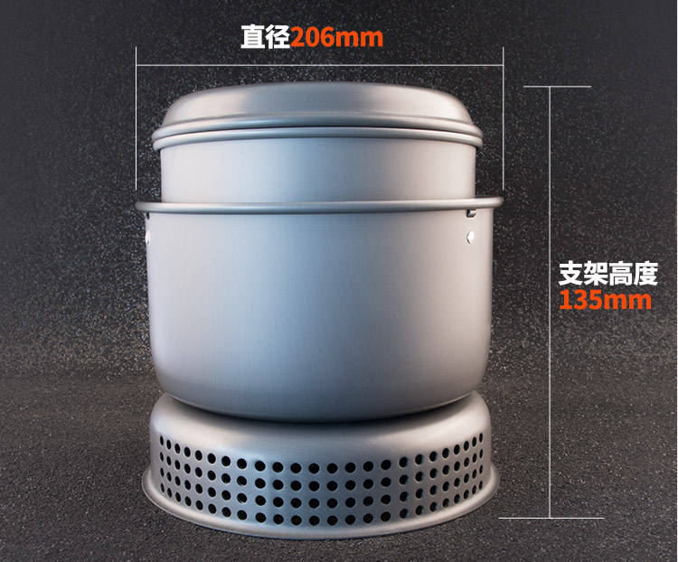 Bước Lin Q1 bếp dã ngoại hoang dã bếp cắm trại dã ngoại ngoài trời bếp gió - Bếp lò / bộ đồ ăn / đồ nướng dã ngoại bếp nướng ga mini