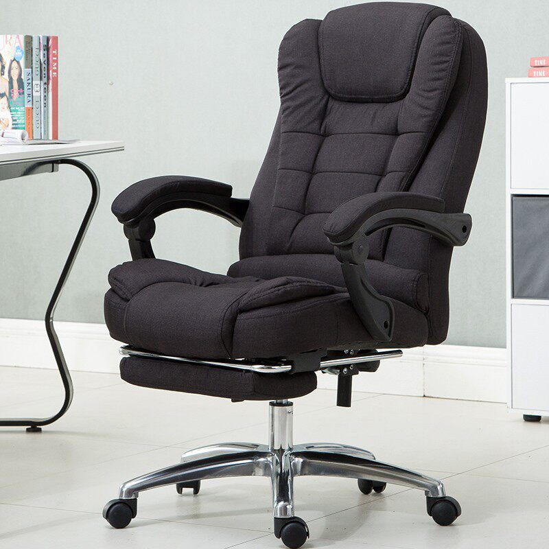 Fabric computer chair Home office chair Reclining boss chair Lift swivel chair Leather massage lunch break chair Backrest chair