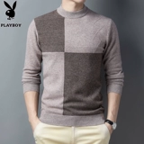 Playboy, демисезонный шерстяной утепленный свитер с круглым воротником, 2020