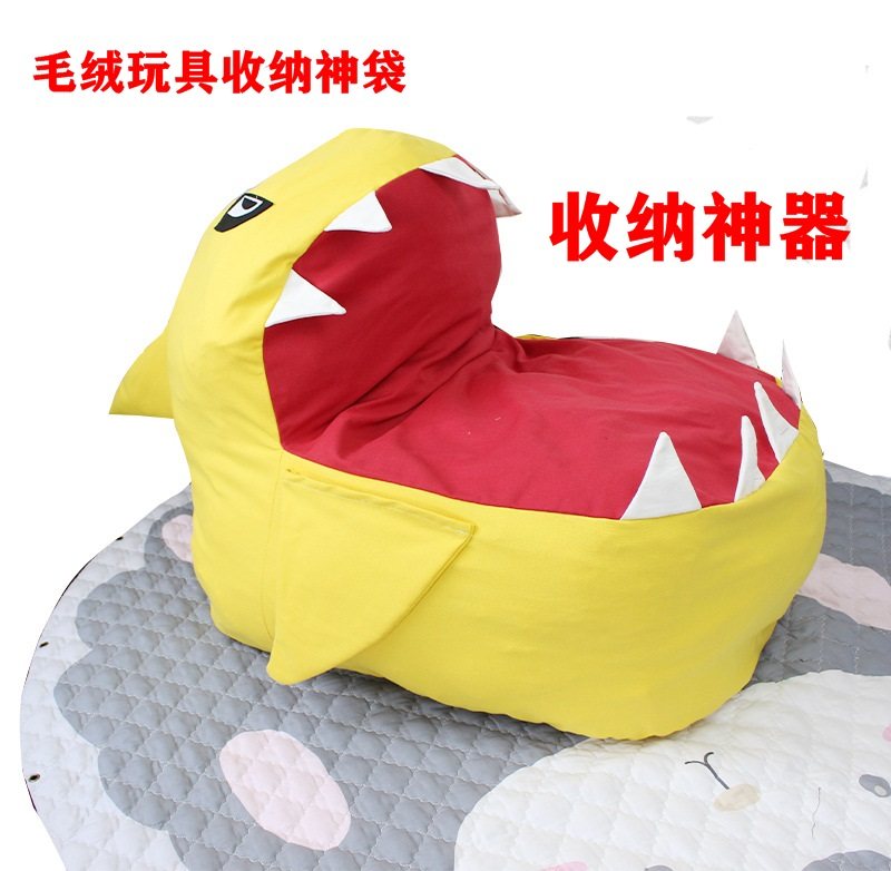 Plush doll storage Children's doll storage bag Lazy sofa Cartoon storage bag Extra large storage stool