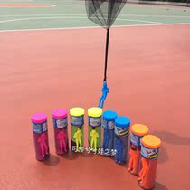 Hand-thrown parachute toy childrens parachute Outdoor game airborne villain Park square outdoor parachute