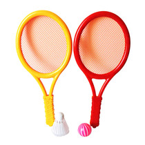 Childrens Teaching Toys Early Childhood Kindergarten Fitness Toys Badminton Racket Plastic Double Racket Toys
