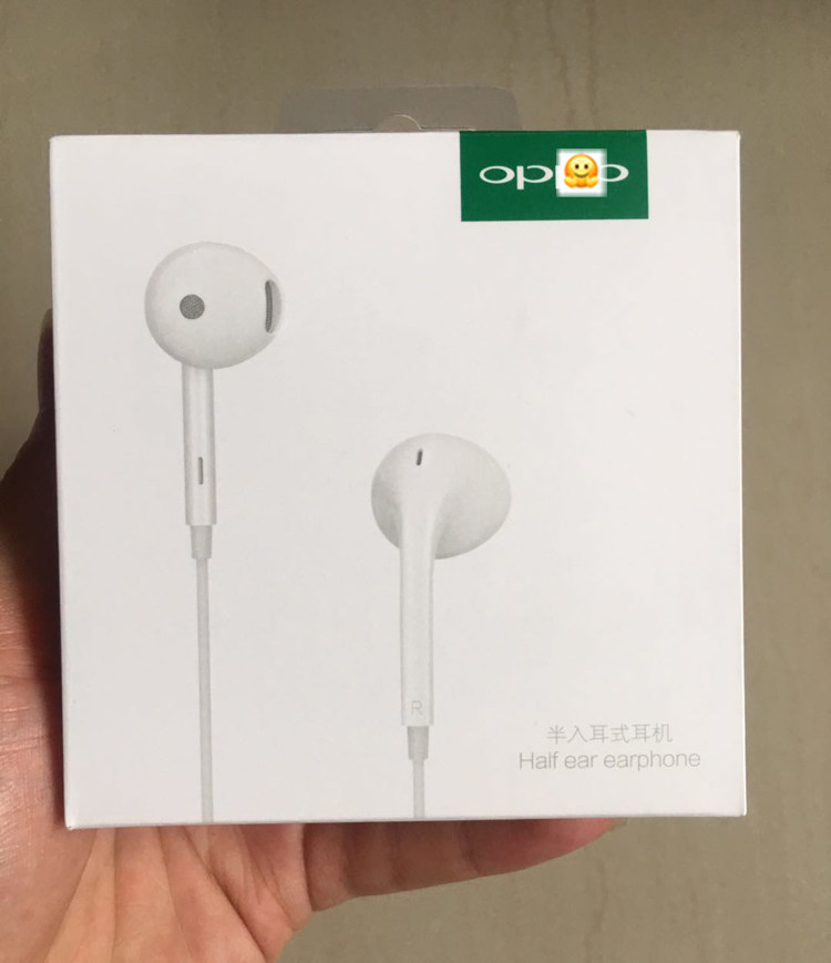 OPPO half in-ear headphones MH135 original r11r9s15a72r9plus17renok5k7r15x