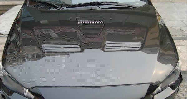 Suitable for Mitsubishi Winged Gods Retrofit Carbon Fiber Machine Cover True Carbon Fiber Safety Protection Engine Cover Wing God Accessories