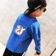 Quần áo trẻ em nam xuân 2019 trẻ em mới trẻ em đẹp trai áo thun nước ngoài dài tay bé phiên bản Hàn Quốc