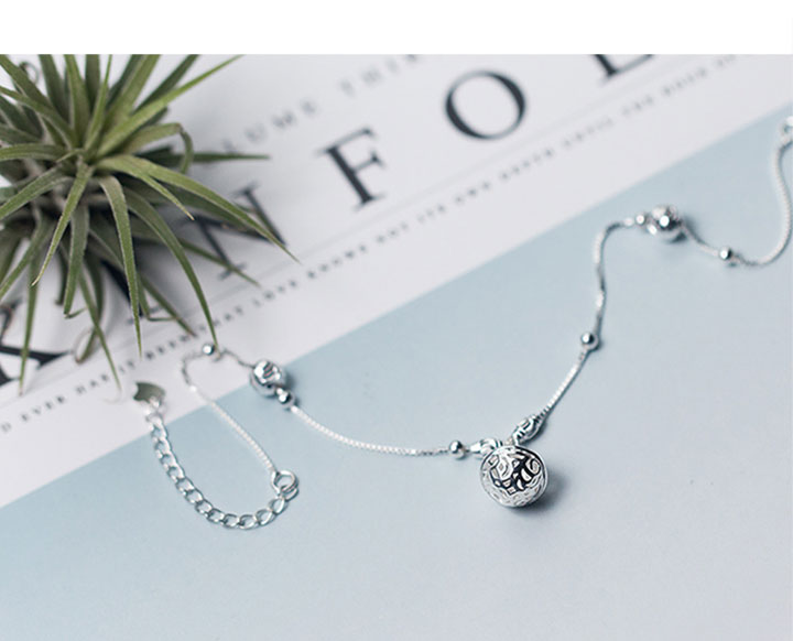 Chaine de cheville Femme CHRYSANTHEME en Argenterie - Ref 3104537 Image 8