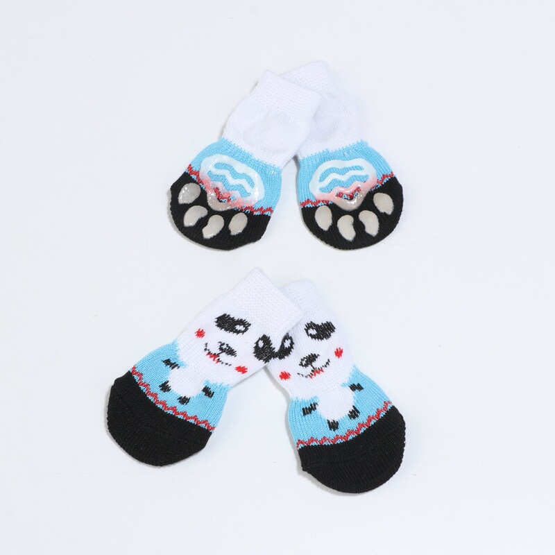 New Pet Socks, Dog Socks, Cat Foot Covers, Non-Slip, Anti-Scratch, Small Dog Teddy, Bichon, Corgi Socks, for Warmth