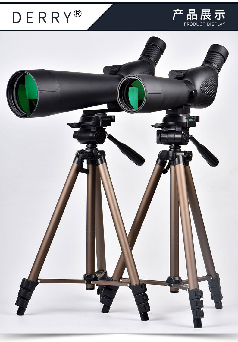 Derry / De Rui Monocular 20-60 zoom HD ảnh điện thoại di động năng lượng cao xem kính mặt trăng - Kính viễn vọng / Kính / Kính ngoài trời ống nhòm cao cấp