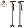 Old Man Nạng ngoài trời Mới Bốn góc lớn Người già đi bộ Gậy chống ngã rắn Nạng leo núi - Gậy / gậy gậy cho người khiếm thị