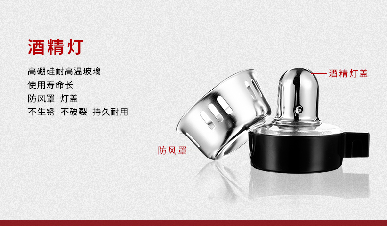 Bình pha cà phê anh hùng siphon đặt nồi thủy tinh chịu nhiệt siphon inox thủ công máy pha cà phê phin pha cà phê inox