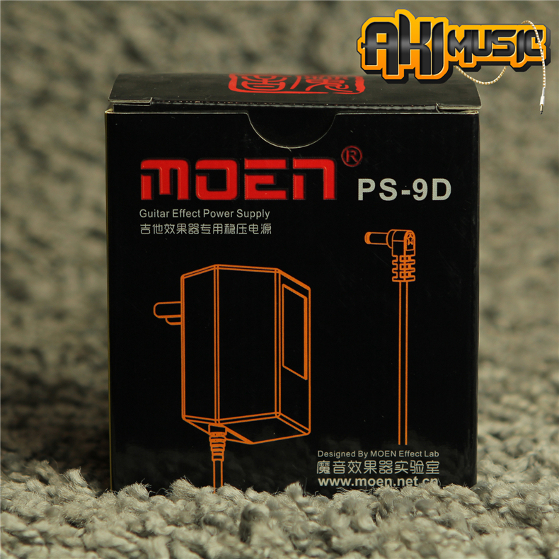 Moen Ps-9D Zip Electric Guitar Bass Single Effect Pedal 9V Dc Dedicated Regulated Power Supply