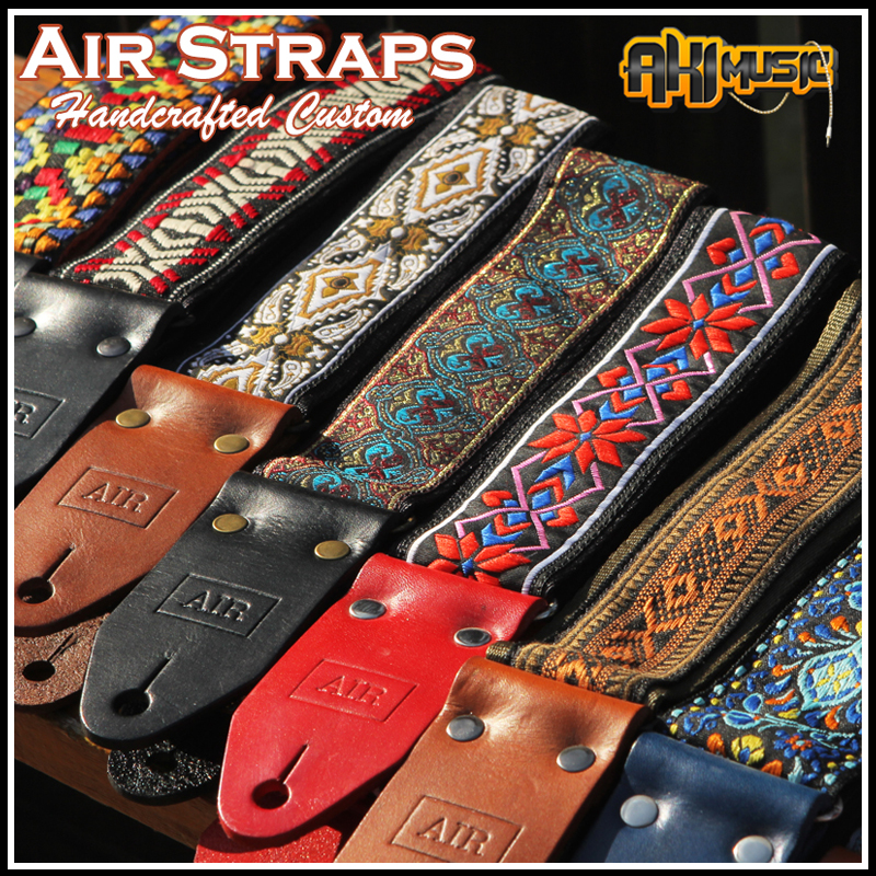 Beijing Qiuyin Air Strap UK high-end handmade electric guitar holding baby bag pure cow leather embroidery technique