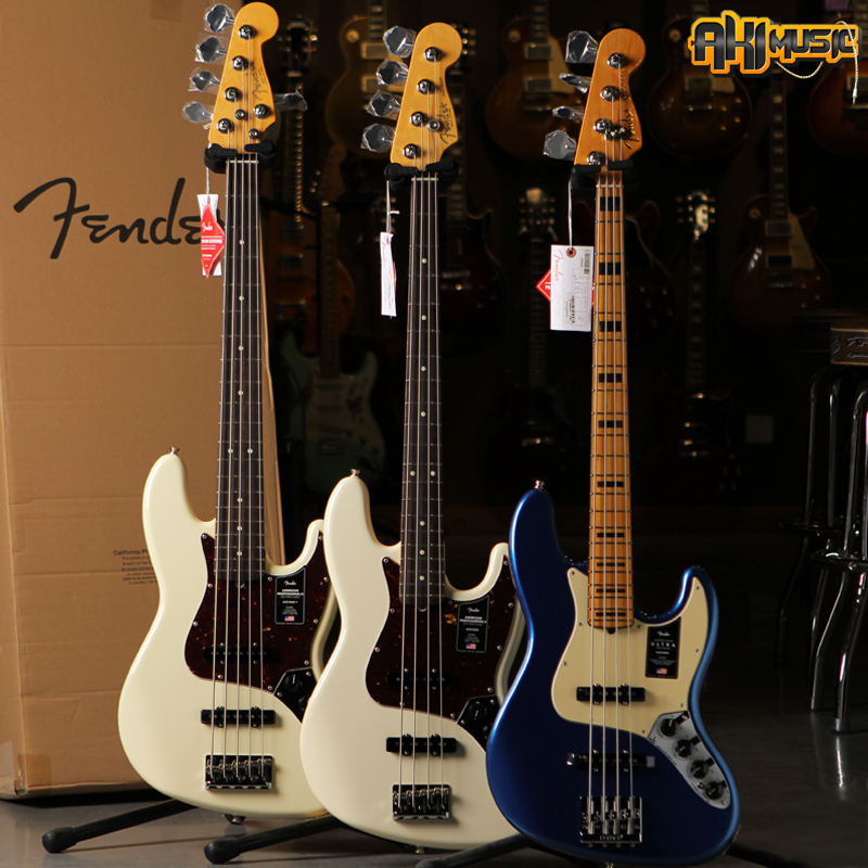 American-Made Fender Bass Jb/Pb Jazz Bass American Special 2Nd Generation/Vintage Ii/American Super Electric Bass