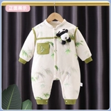 Детское демисезонное термобелье, стеганое зимнее боди для новорожденных, пуховик для выхода на улицу, увеличенная толщина