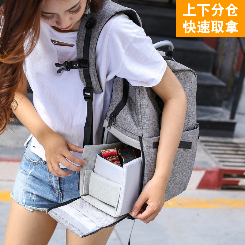 NewDawn Shoulder photography bag SLR camera bag Professional anti-theft men's and women's outdoor backpack Waterproof Canon Nikon