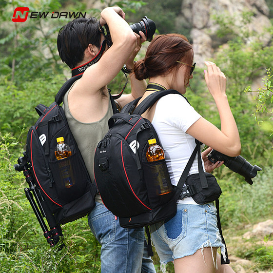 NewDawn professional photography bag is suitable for Canon Sony Kang camera bag, large capacity, anti-theft, multi-functional digital SLR camera trolley bag, drone storage, men's and women's computer backpack