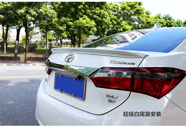 2014-17 18 mới Toyota Corolla đuôi Rachel tail sửa đổi phụ kiện đặc biệt trang trí xe đuôi