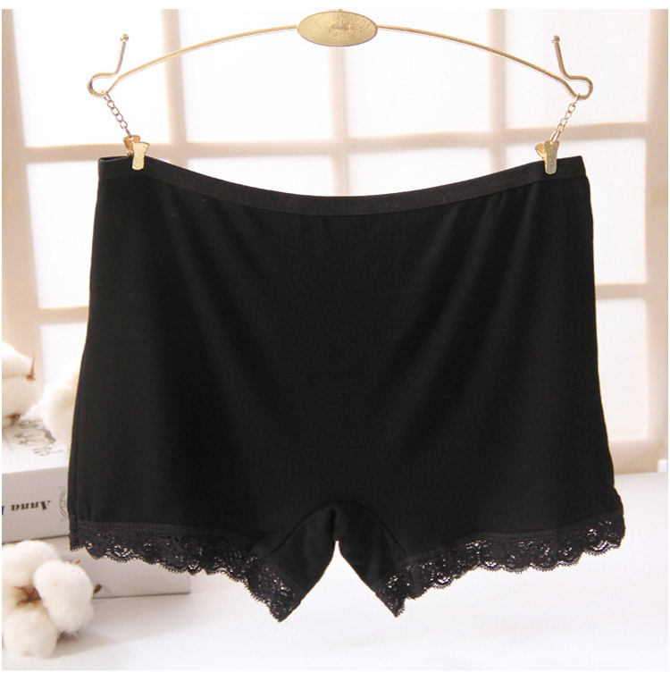 Quần an toàn chống chói ren ba quần không có quần legging chống sói quần bảo hiểm quần boxer quần short nữ mùa hè mỏng quần lọt khe nam cotton