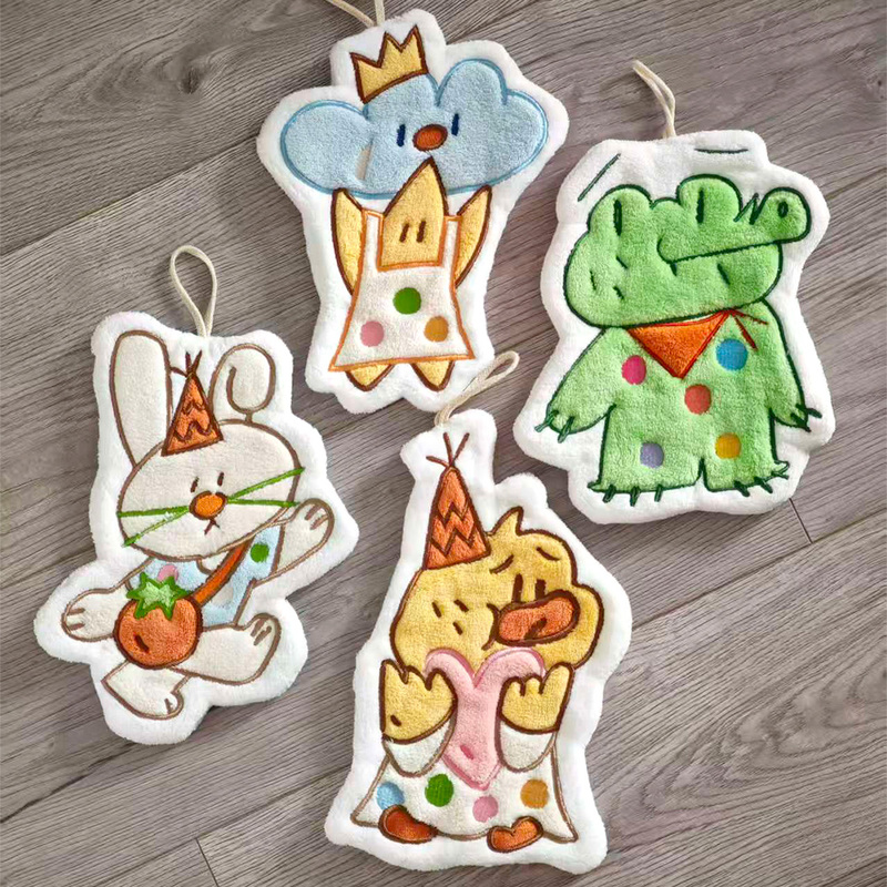 Ninigogo Original Crocodile Hand Towel Hanging Type Cute Bathroom Absorbent Quick-Drying Towel Handkerchief Kitchen Ninigogo Original Crocodile Hand Towel Hanging Type Cute Bathroom Absorbent Quick-Drying Towel Handkerchief Kitchen