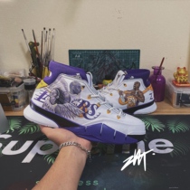 Sneakers Custom NBA Basketball Themed aj1af1 Air Force Hand-painted Graffiti Painted color Diy design See graphic pricing